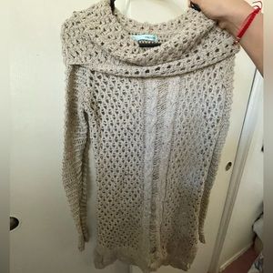 Long Sleeve Turtleneck Cardigan